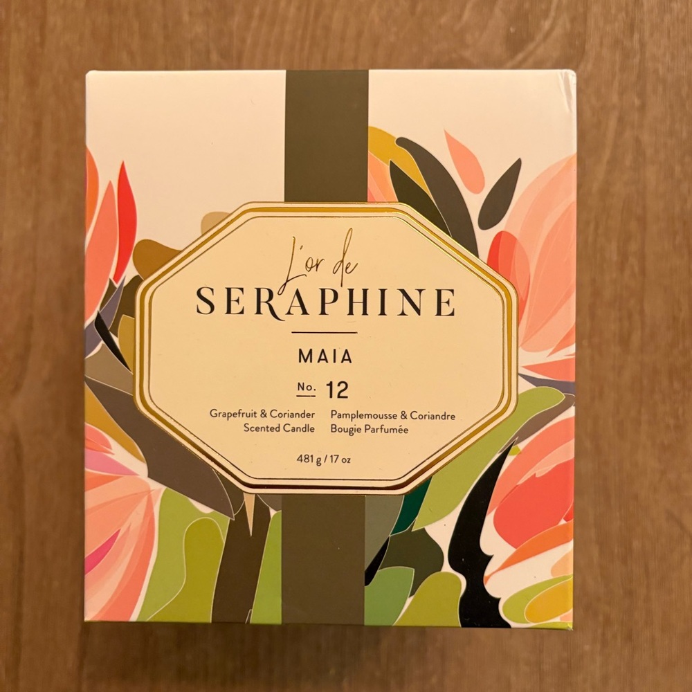 L'OR DE SERAPHINE Maia Candle BNIB Large NO. 12 Grapefruit and Coriander - Picture 5 of 12